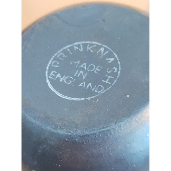 Vintage Prinknash England Stoneware Antique Black Sugar Bowl & Creamer Set - Picture 12 of 16